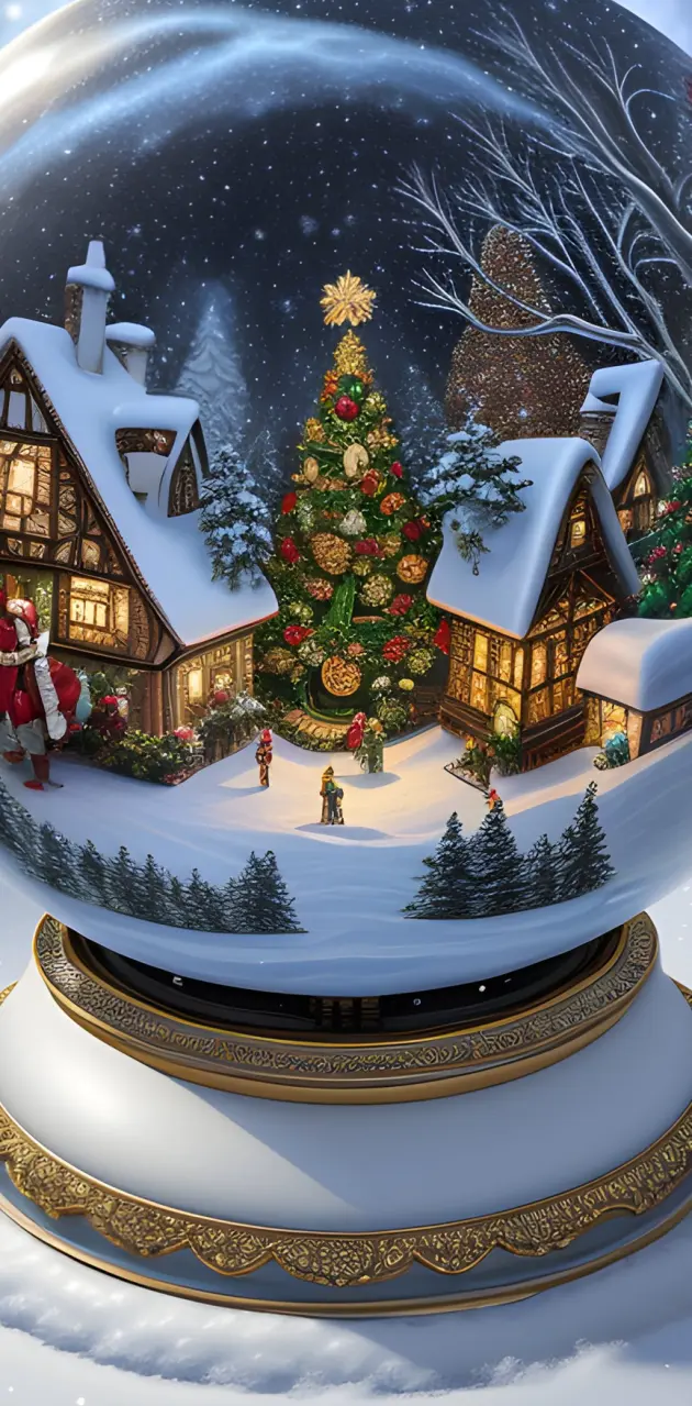 Christmas village ball