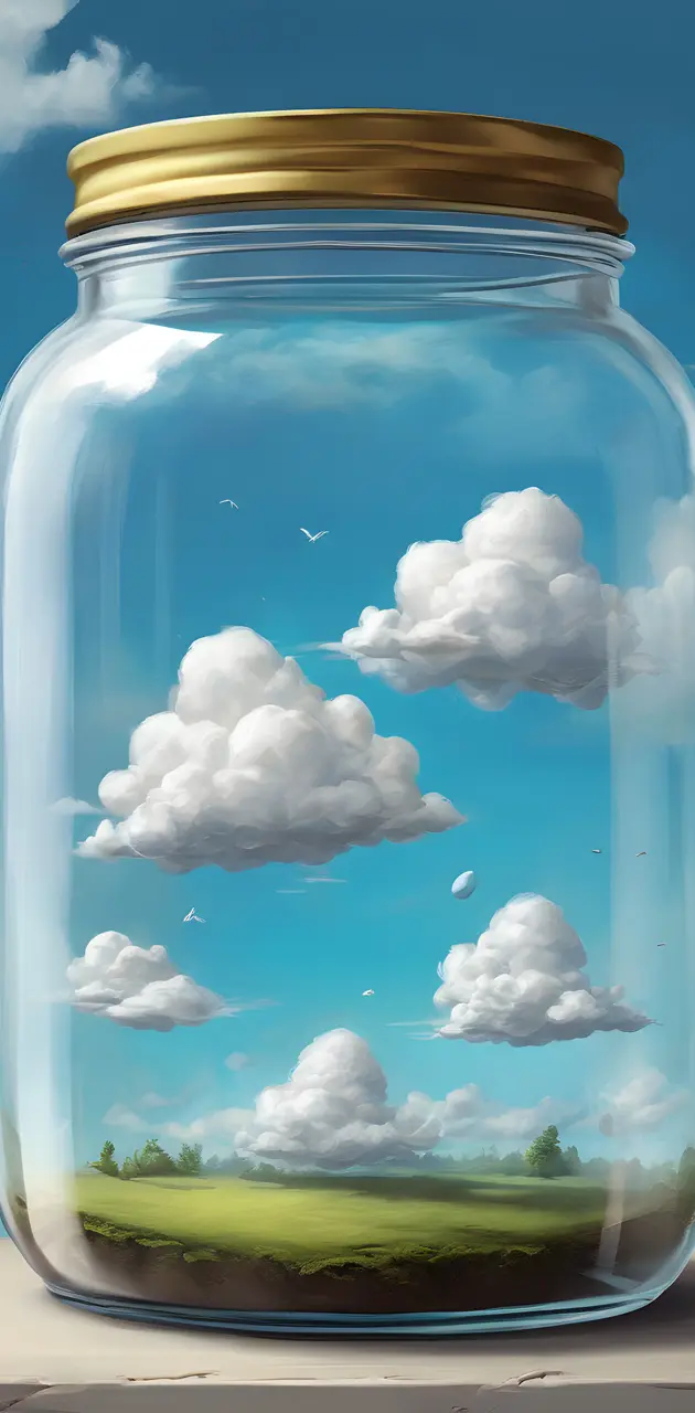 clouds in a jar