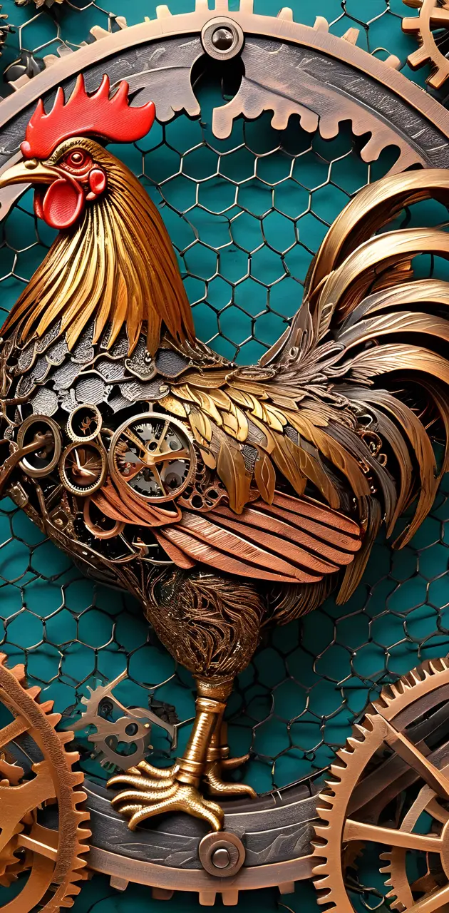Steam Punk, rooster