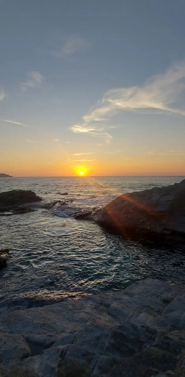 Sunset sea 