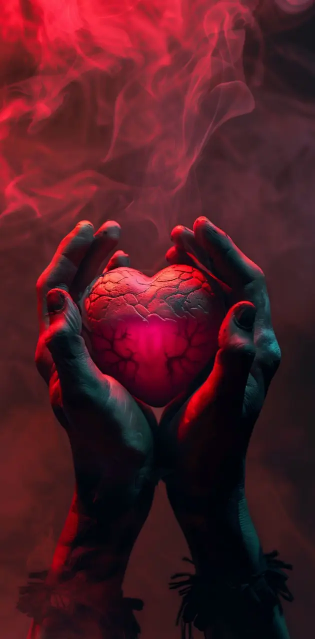 Heart in hands