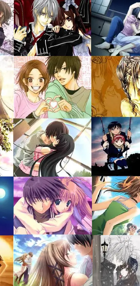 Anime Love Collage