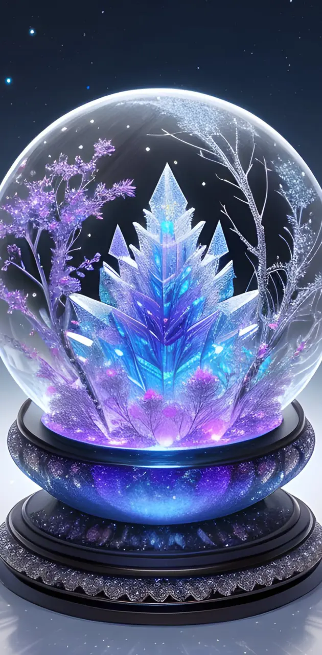 froze crystal ice dome