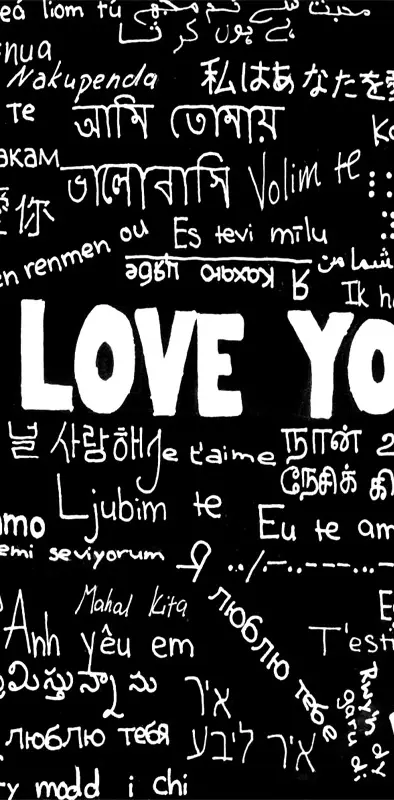 love in different languages wallpaper