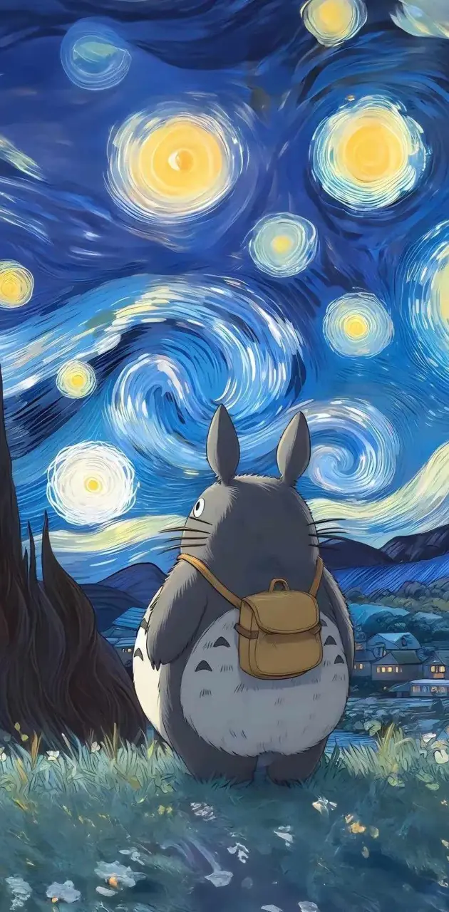 Starry Night Totoro