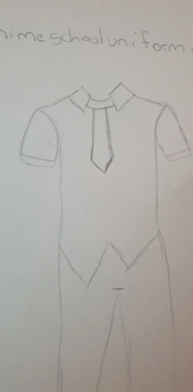 Anime Boys uniform