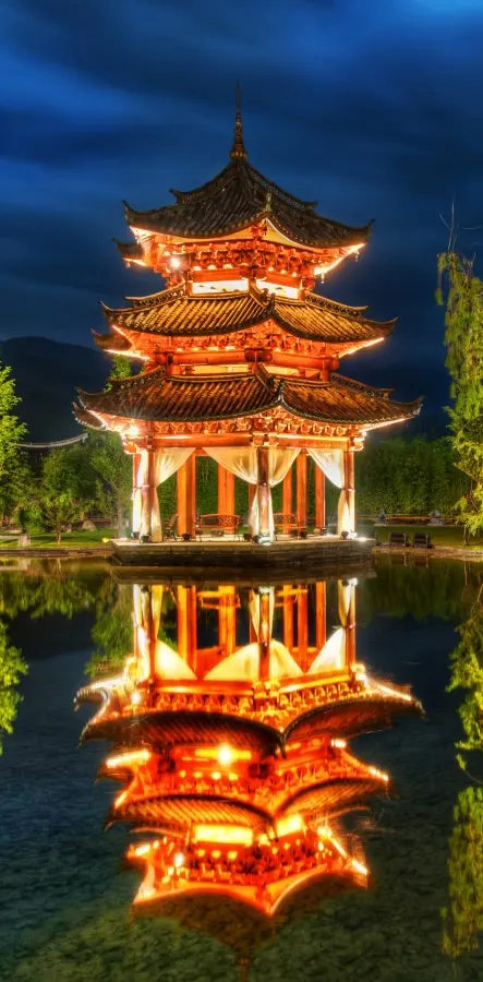 Pagoda By Night