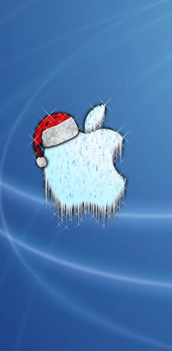 Christmas Apple Logo