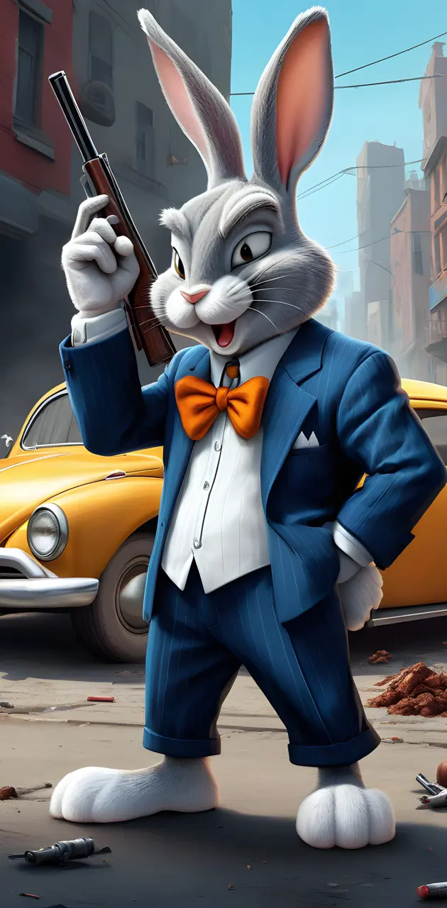 Bugs bunny cool gangster