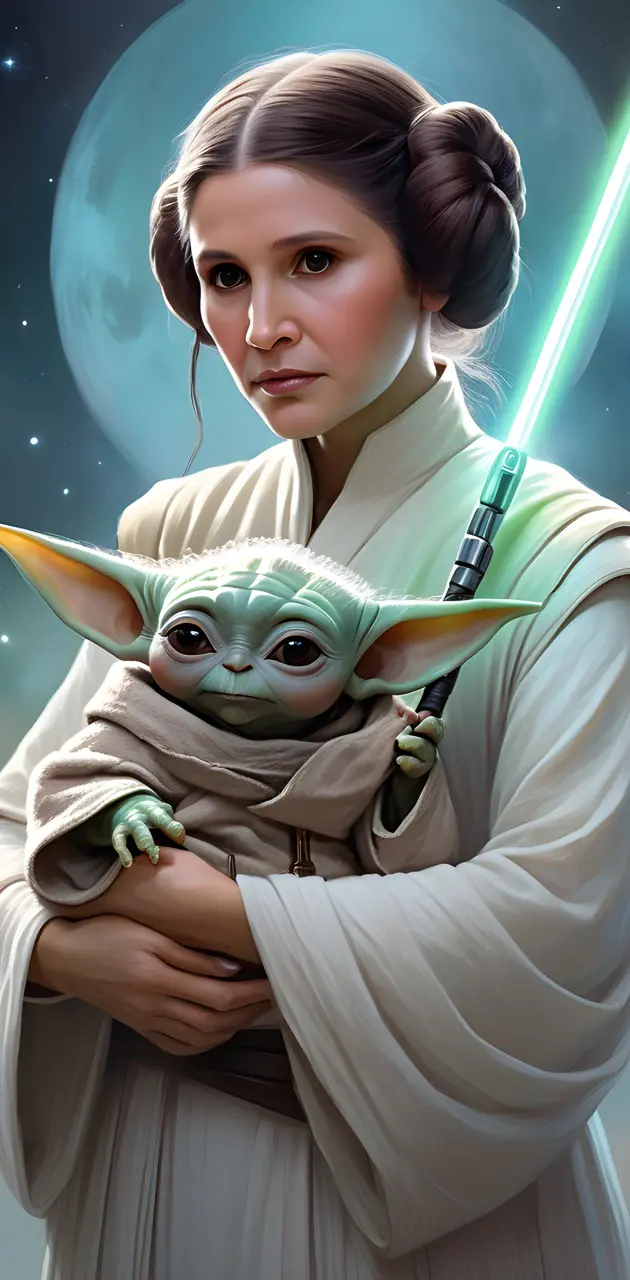Leia And Yoda