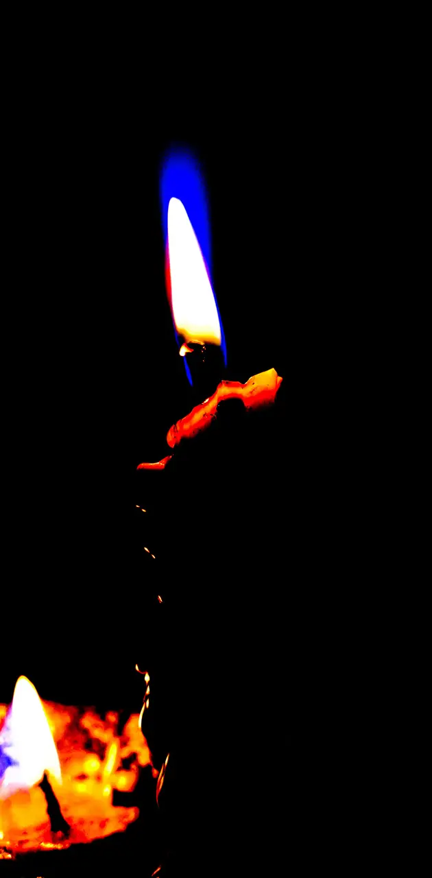 Candle fire color