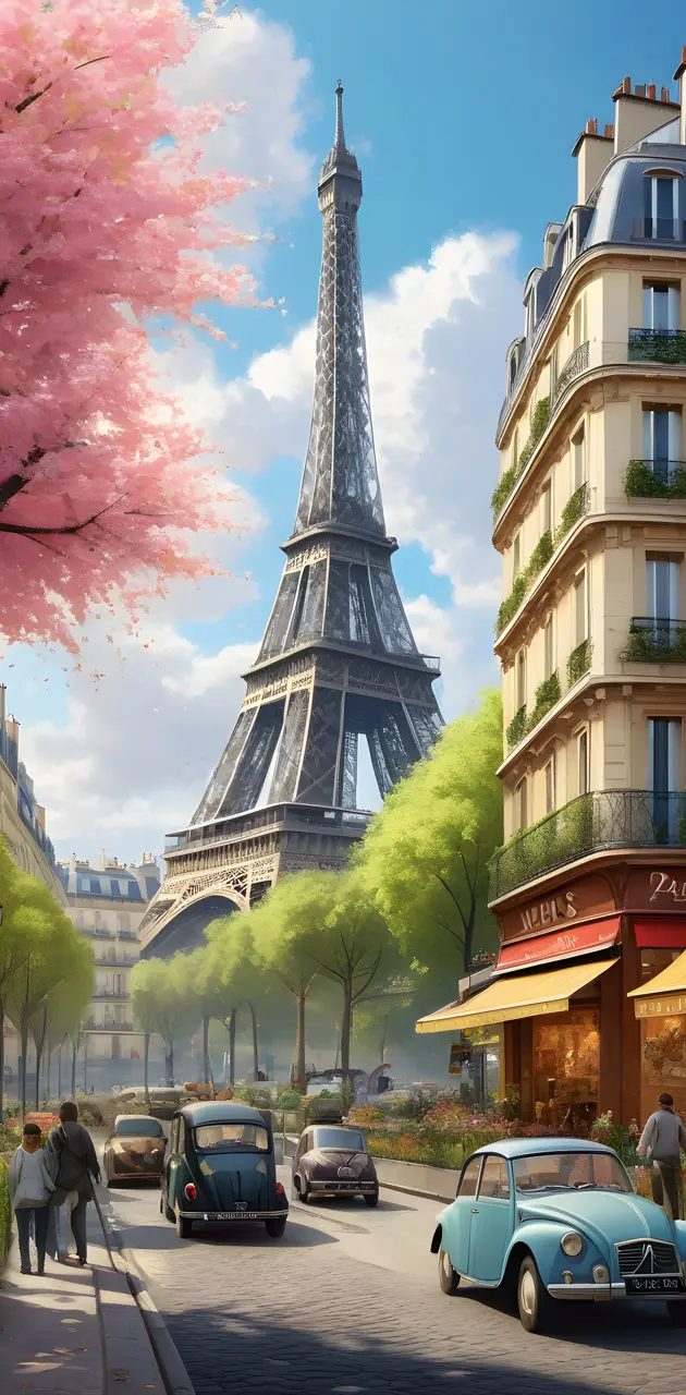 Paris in springtime