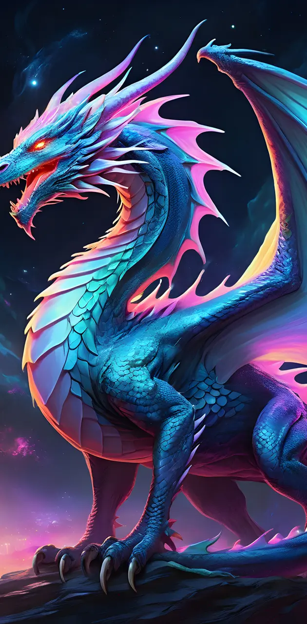 Neon dragon