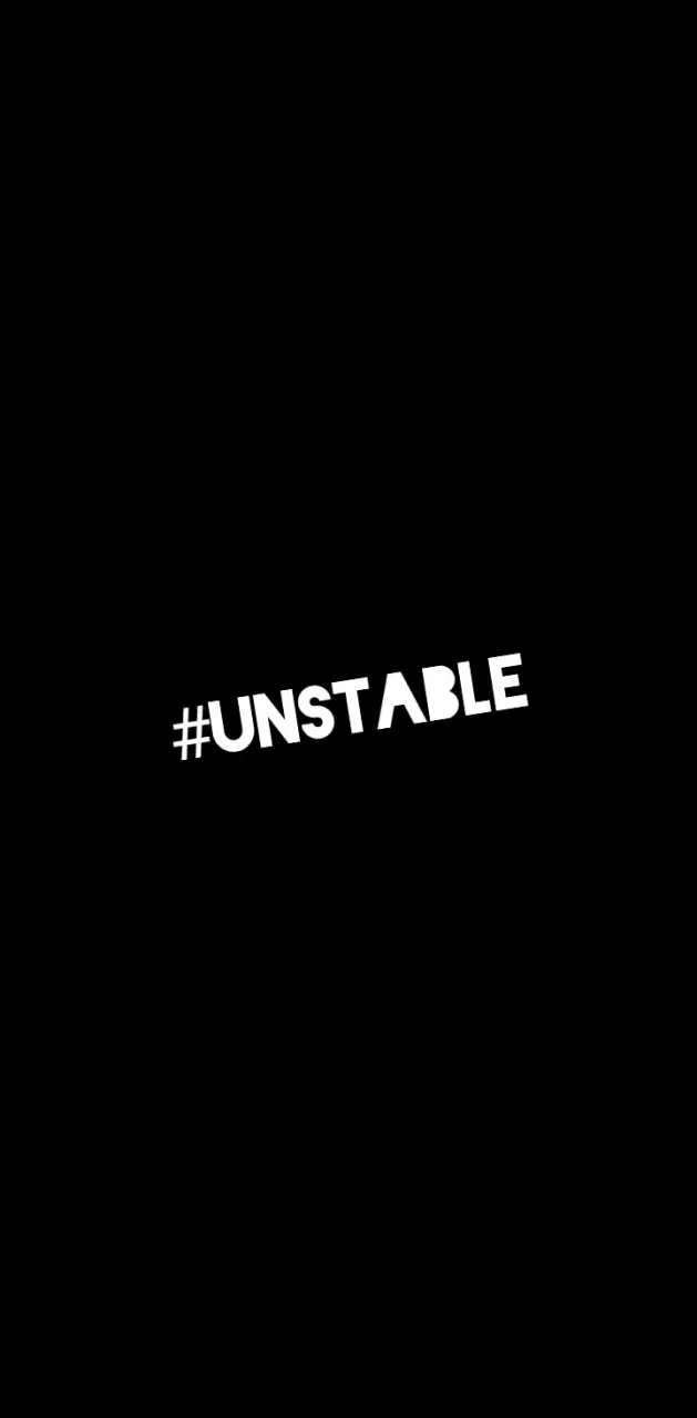 Black unstable logo