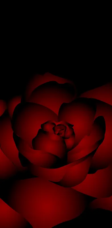 Red Abstract Rose