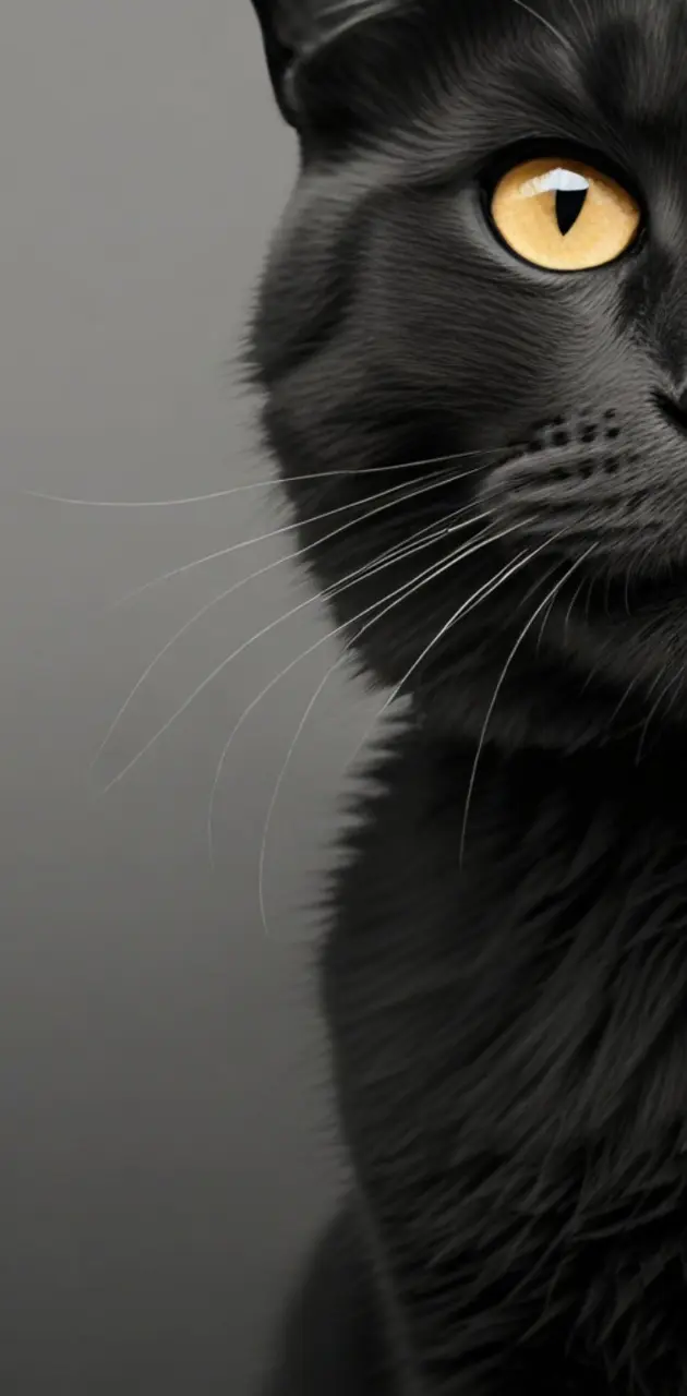 Cat Silhouettes and Minimalist Designs: Wallpapers with simple cat 