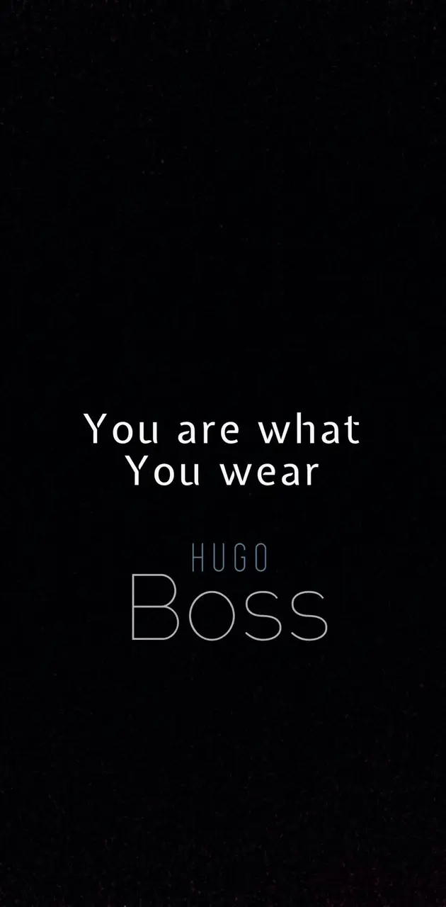 Black Hugo boss