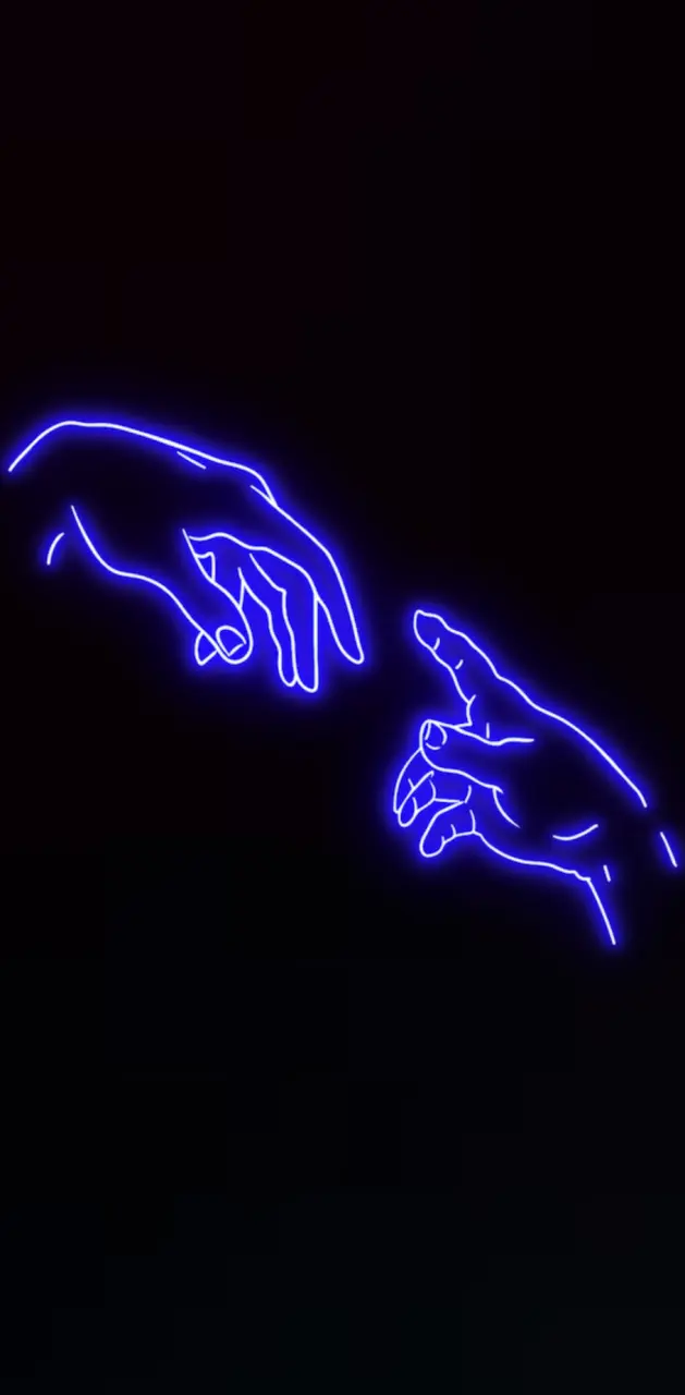 Neon hands 