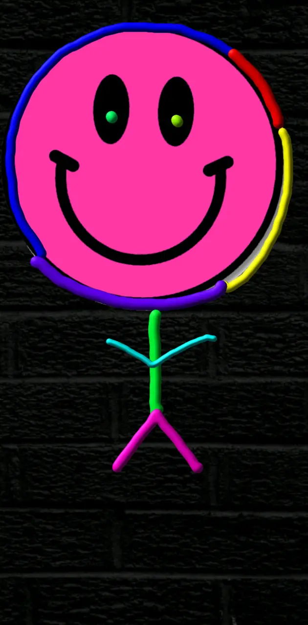 Rainbow Stick Figure