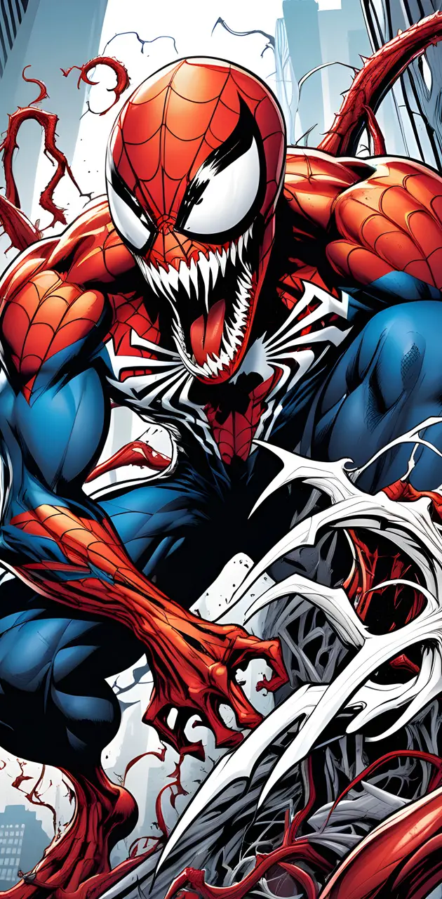 Peter Parker as Carnage