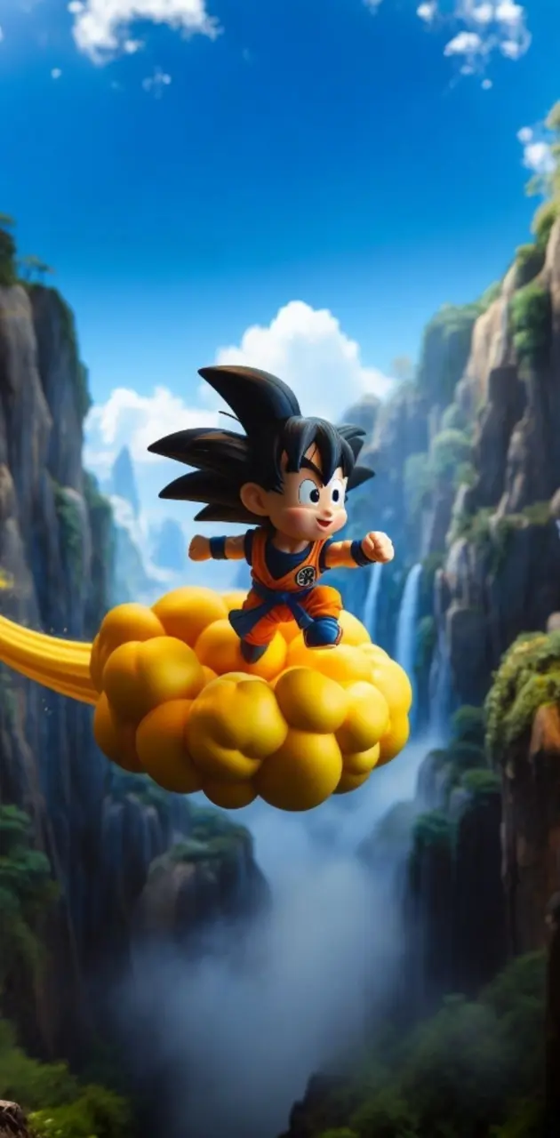 Kid Goku Fly