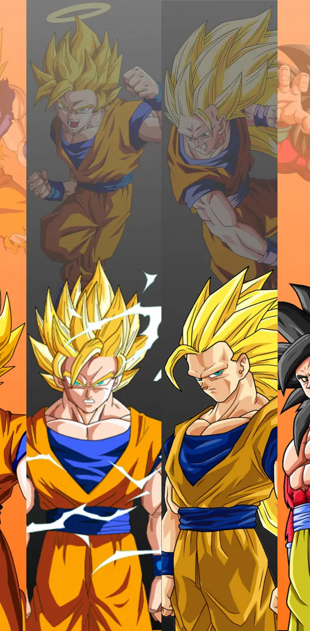 All forms of Goku