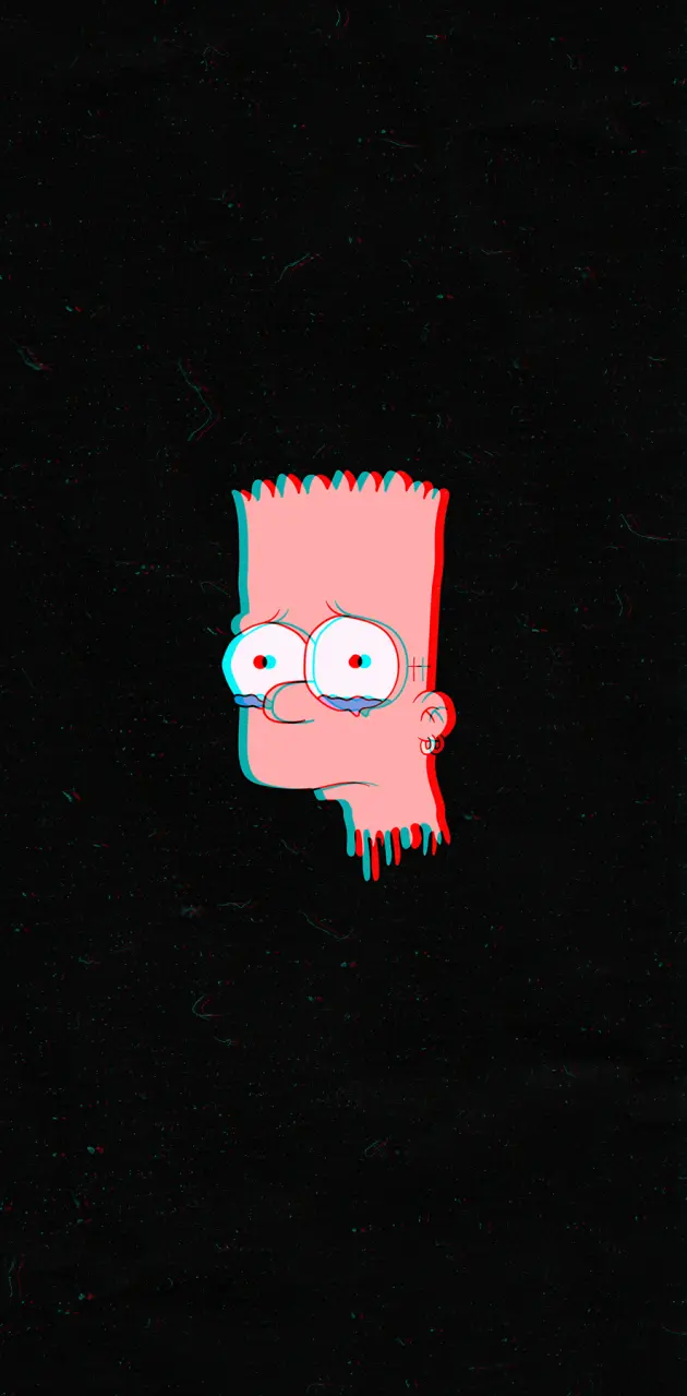 Bart Simpson sad wallpaper by Therealgoficial - Download on ZEDGE