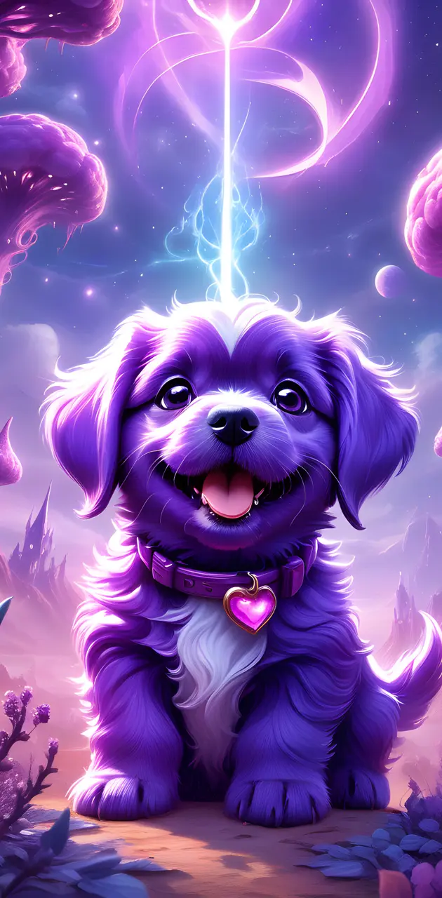 purple pokey little puppy