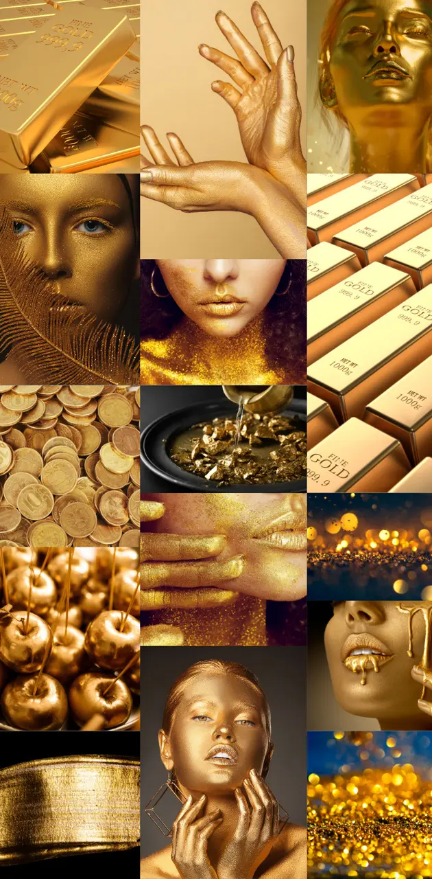 Gold Bar Collage