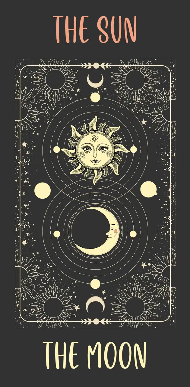 The Sun and moon