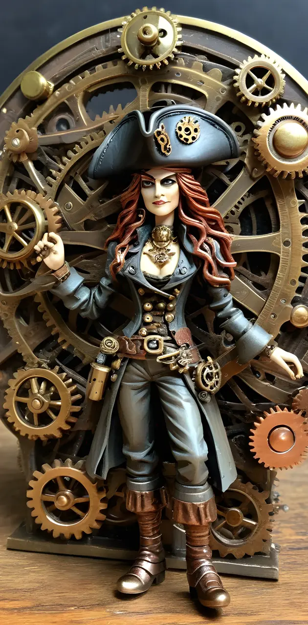 Steam punk queen of the pirates