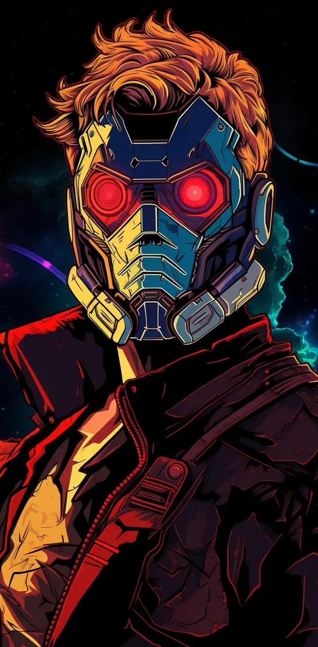 Star lord with mask