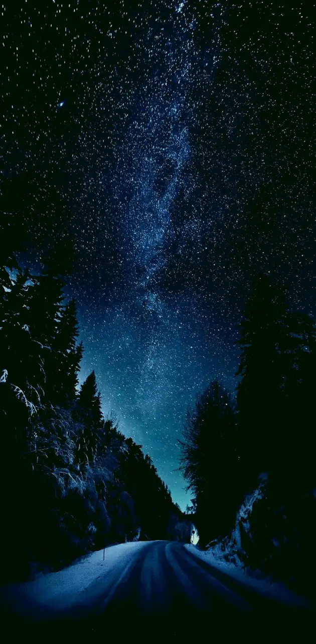 Galaxy Aesthetic, Dark Blue Wallpaper Download