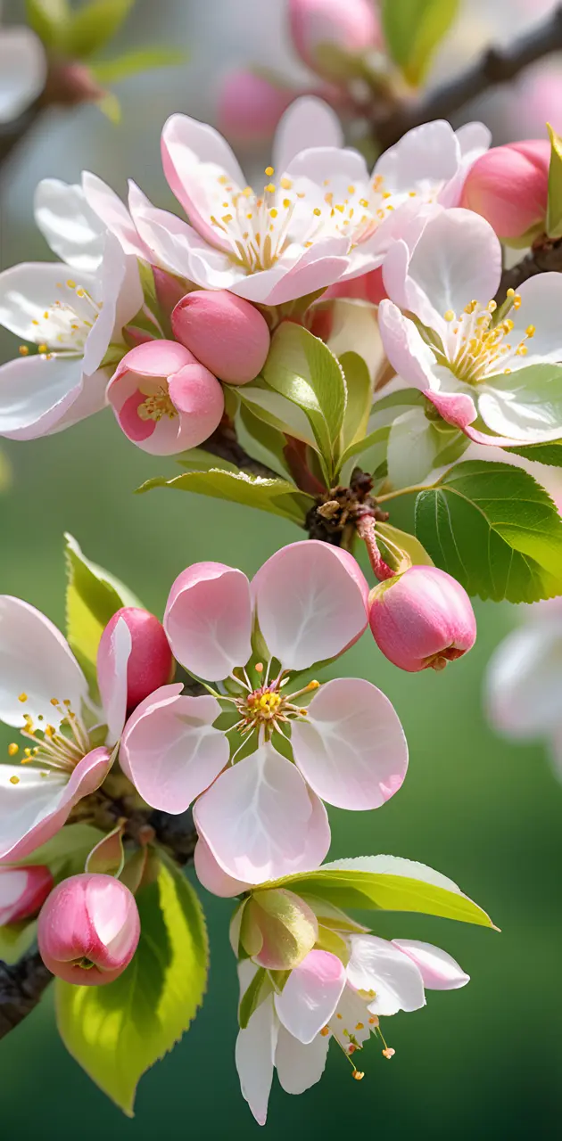 Spring apple blossom