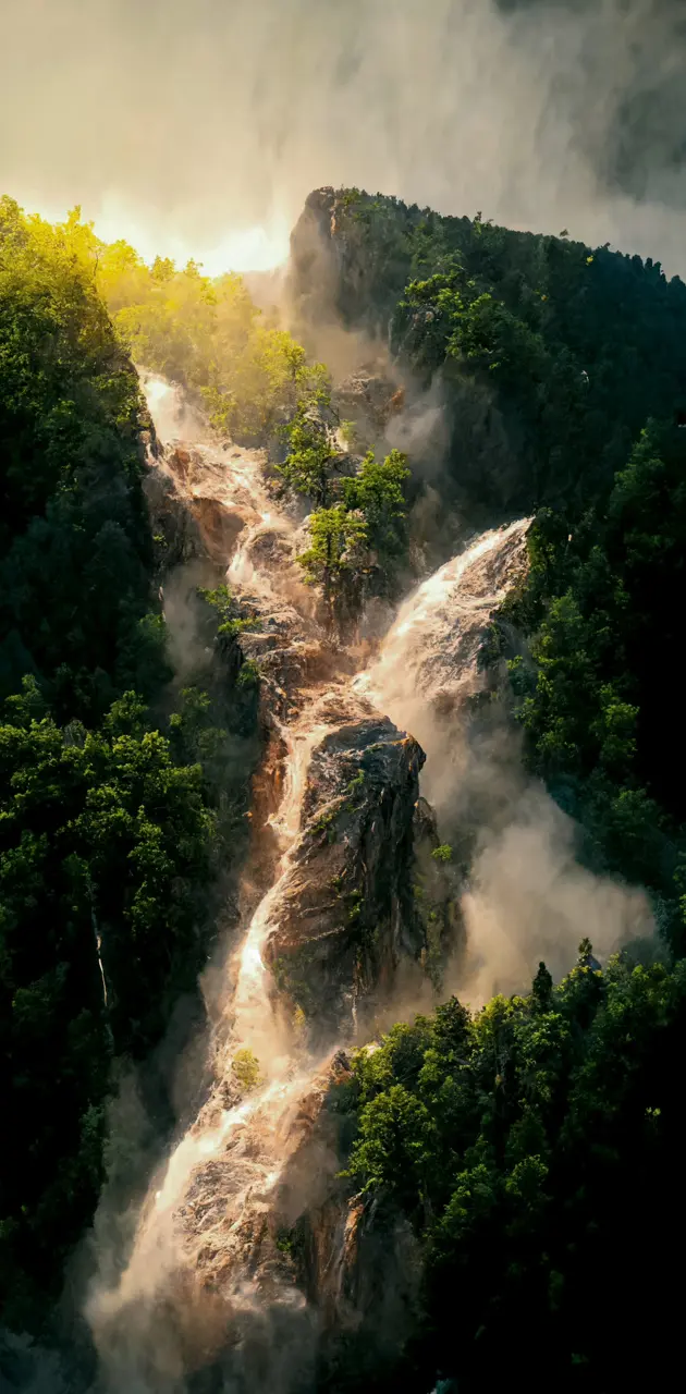 The Raging Waterfall