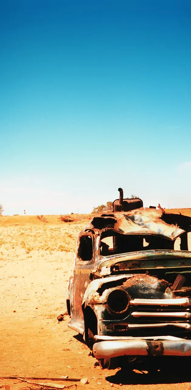 Car On Desert