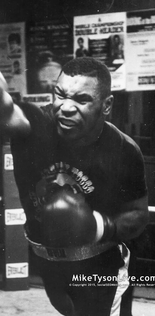 Mike Tyson sparring