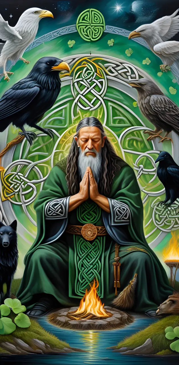 'Celtic Shaman Prays for the Brethren' 
@marcosworld4u Marky Mark