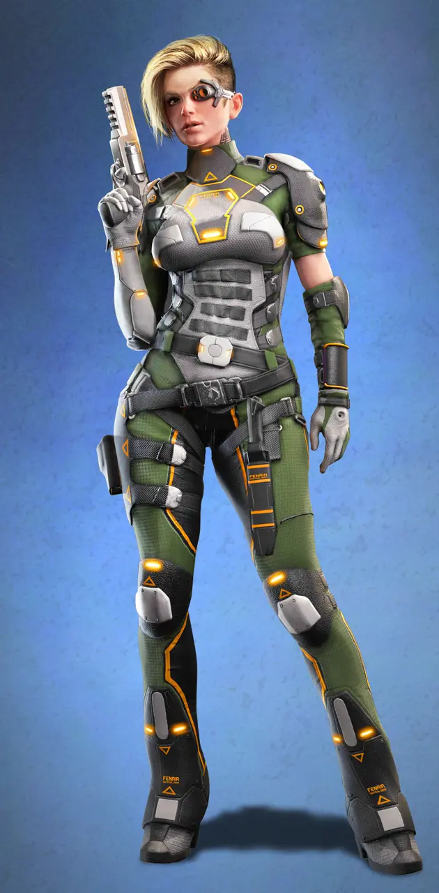 Sci-Fi Girl Solider - 3D Character Art