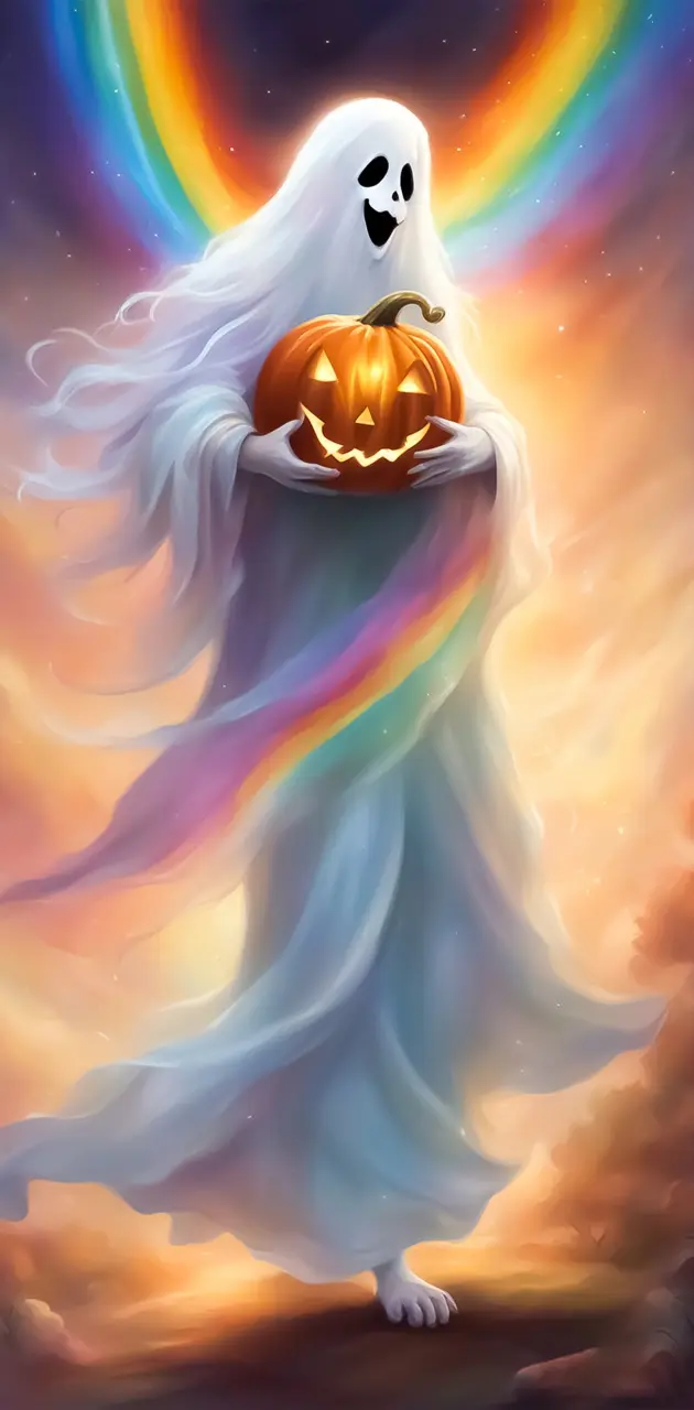 Spooky Rainbow Ghost 4