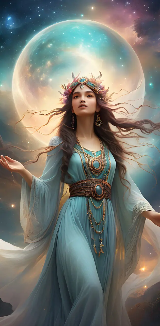 boho moon goddess