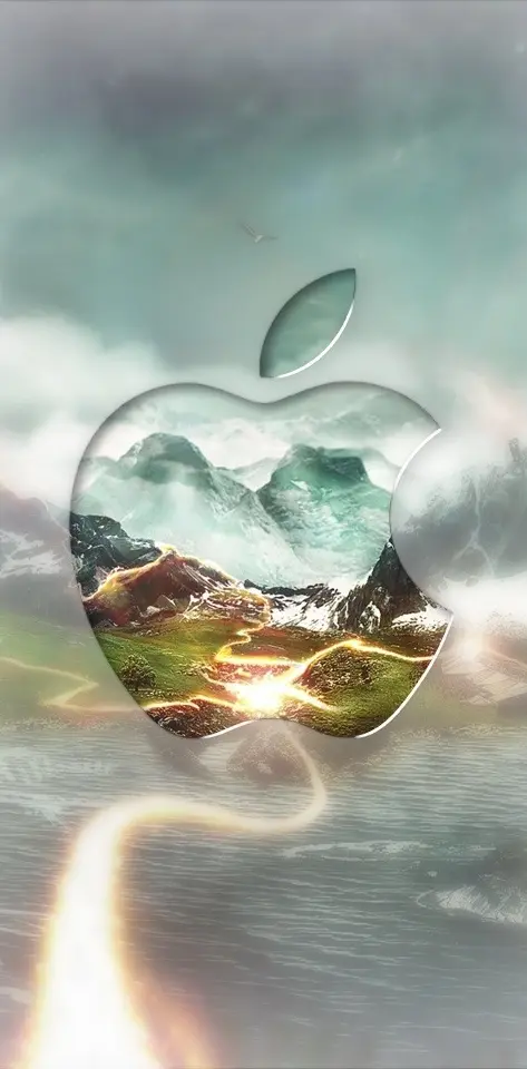 Apple Logo Earth