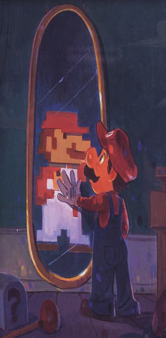 Mario Mirror Fan-art