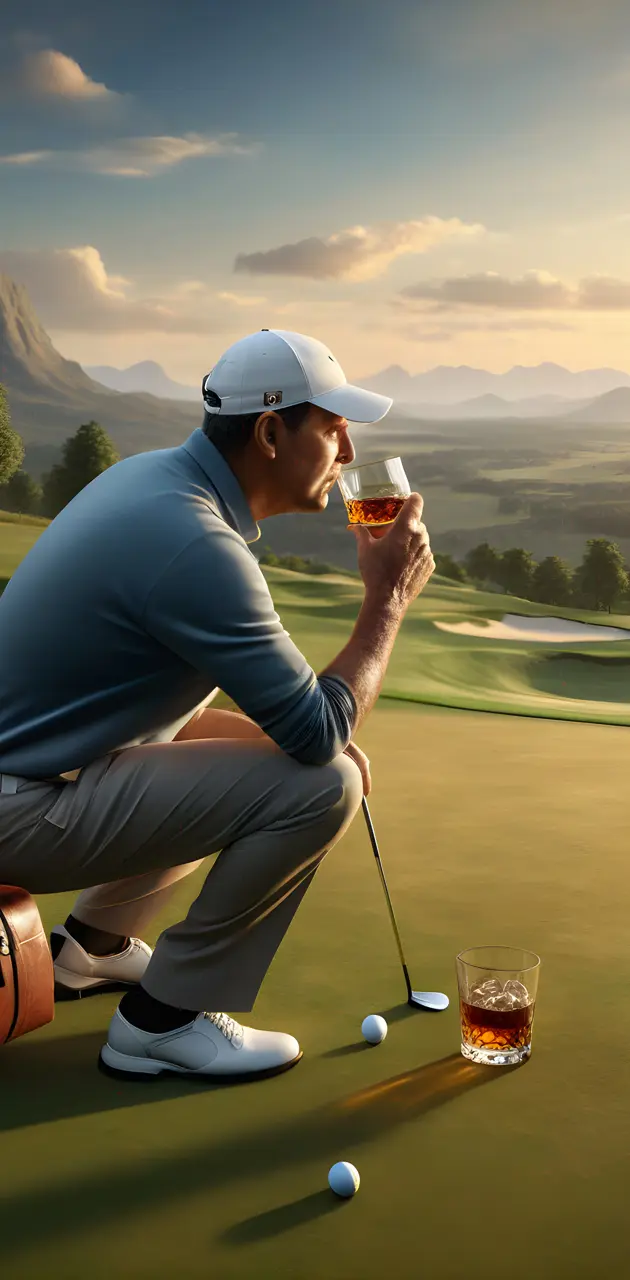 golf and whisky