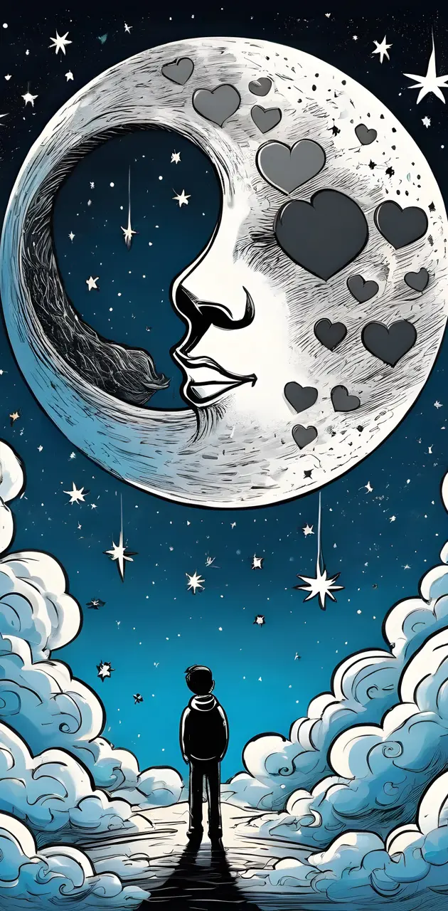 love on the moon and stars