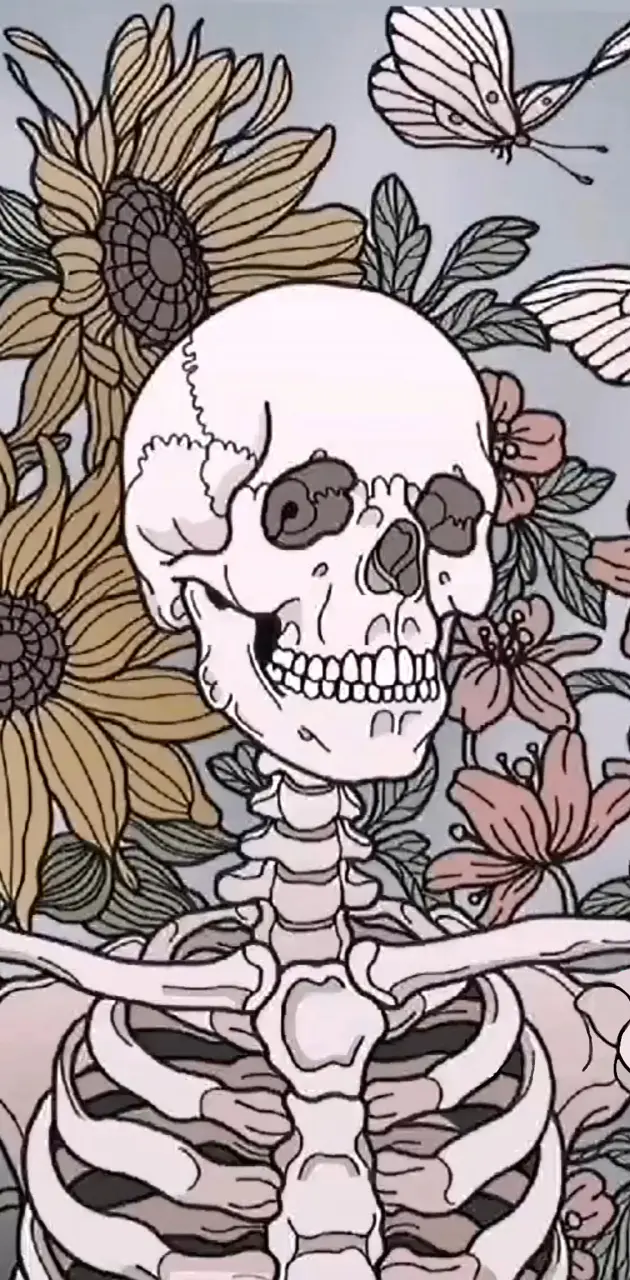 Flower Skeleton 