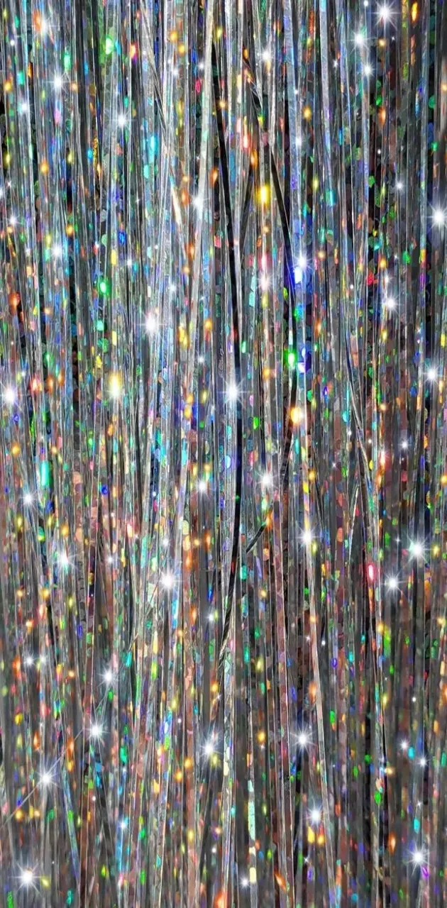 Glitter curtain