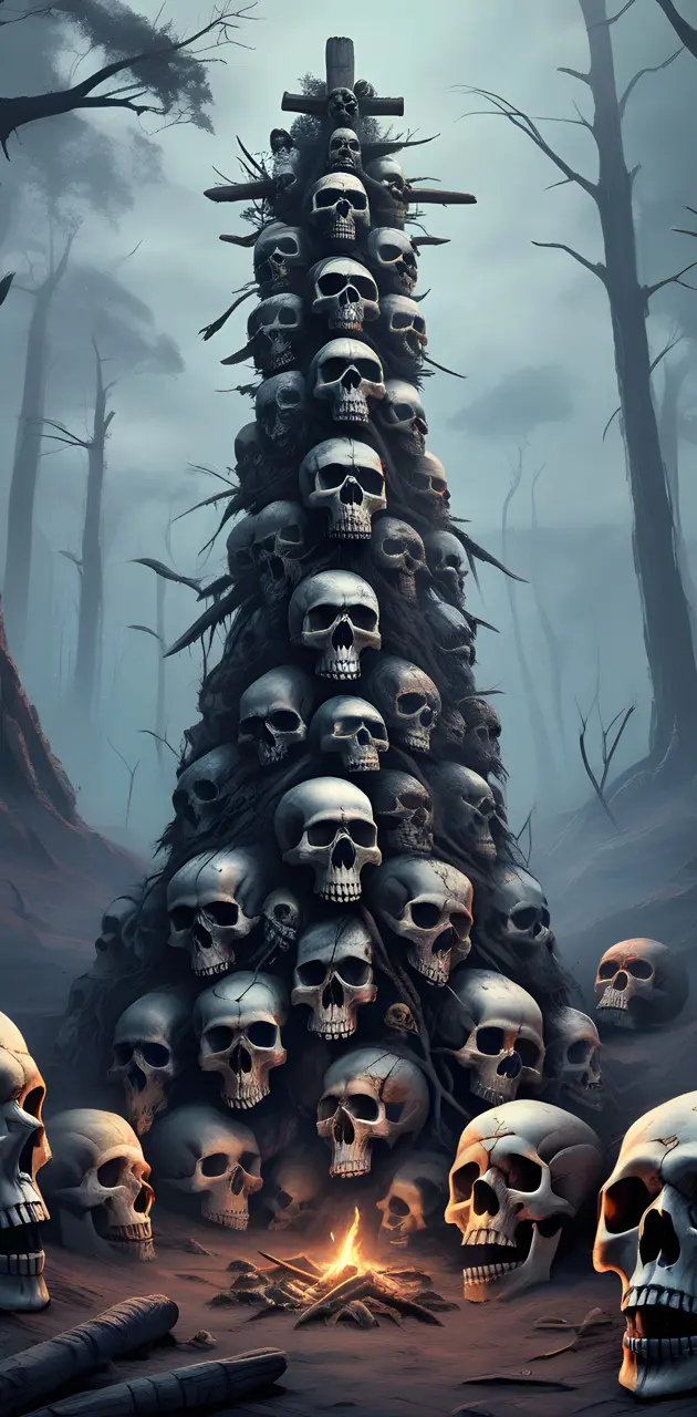 mountain of skulls
