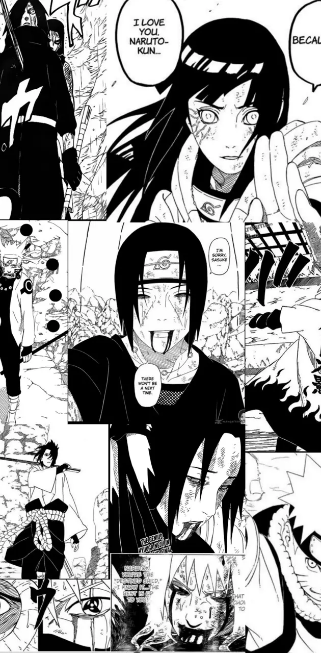 Naruto Manga panels