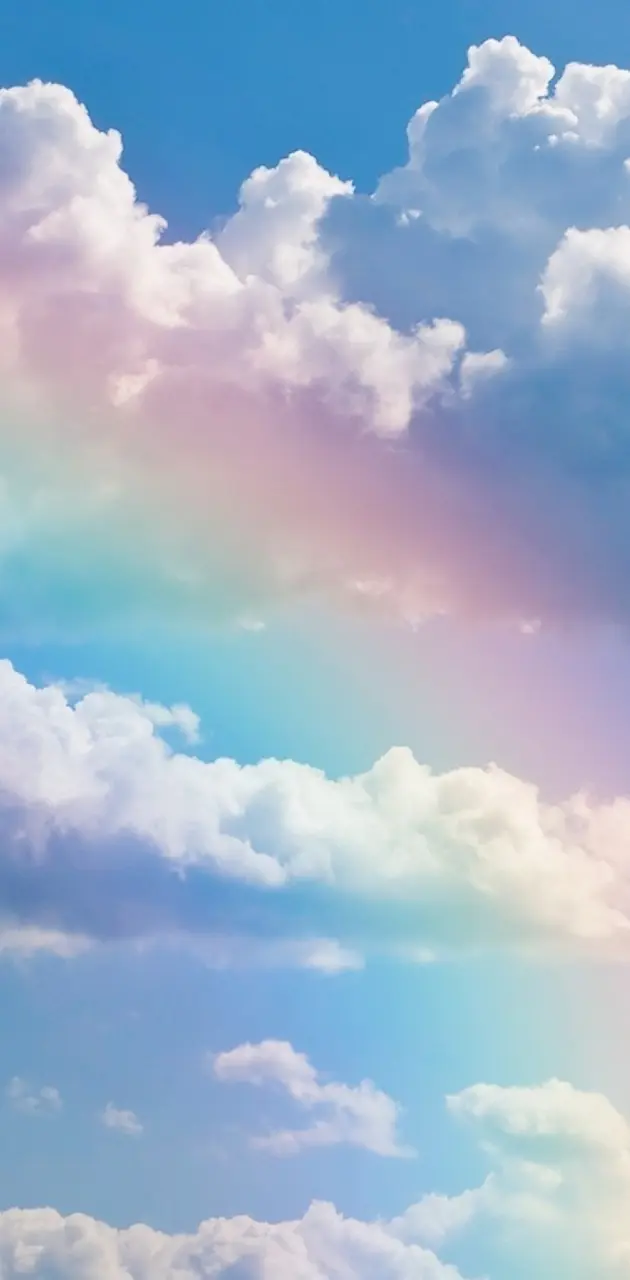Rainbow-clouds